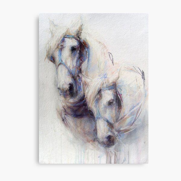 The Boys (harness work horses) Metal Print