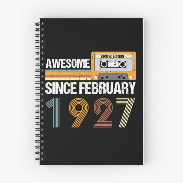 Item preview, Awesome Since February 1927 | 96th Birthday Gifts | 96 Years Old Gifts designed and sold by AMINE  ★★★★★.