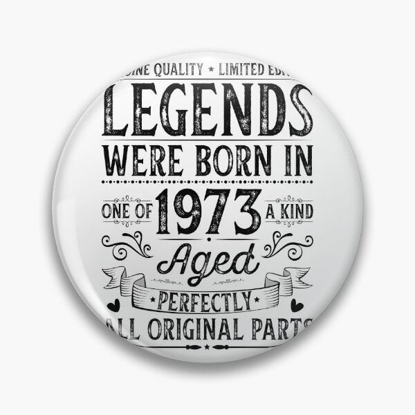 Item preview, Legends were born in 1973 Black color designed and sold by HofTao.