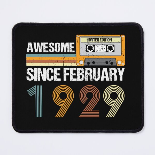 Item preview, Awesome Since February 1929 | 94th Birthday Gifts | 94 Years Old Gifts designed and sold by AMINE  ★★★★★.