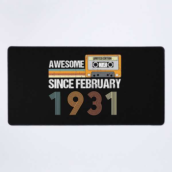 Item preview, Awesome Since February 1931 | 92th Birthday Gifts | 92 Years Old Gifts designed and sold by AMINE  ★★★★★.