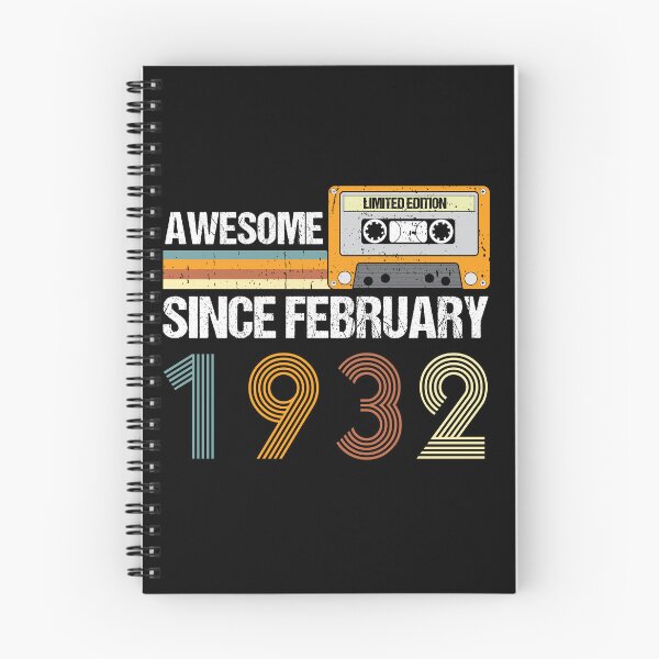 Item preview, Awesome Since February 1932 | 91th Birthday Gifts | 91 Years Old Gifts designed and sold by AMINE  ★★★★★.
