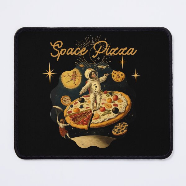 Item preview, Fantasy on the theme of Pizza in space Vintage comics Space Pizza designed and sold by GorinART.