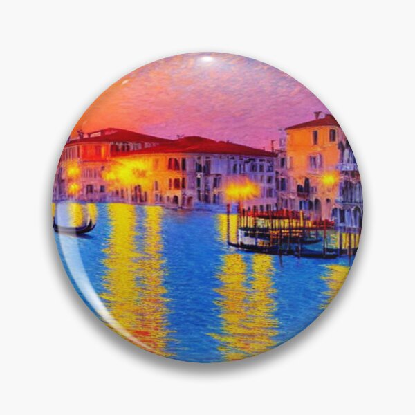 Artikelvorschau, Schöne Abendlandschaftsmalerei in Venedig, Italien entworfen und verkauft von ZiAttaArt.