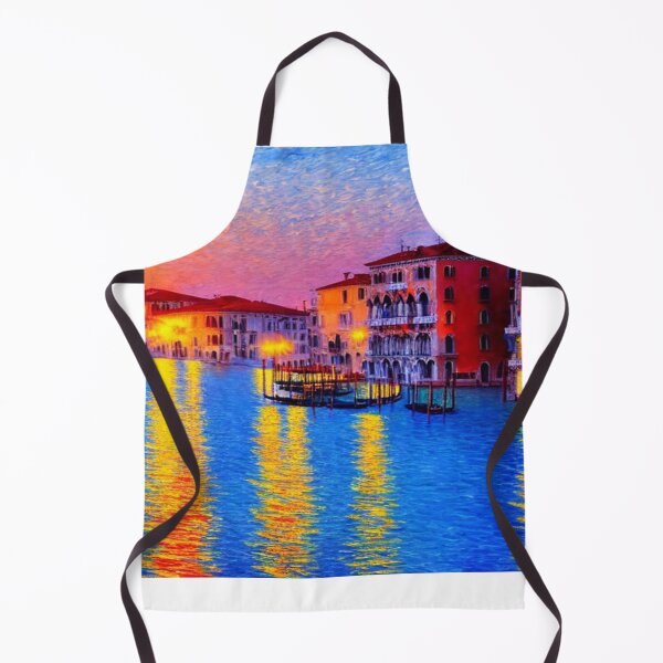 Item preview, Beautiful Evening Landscape Painting in Venice, Italy designed and sold by ZiAttaArt.