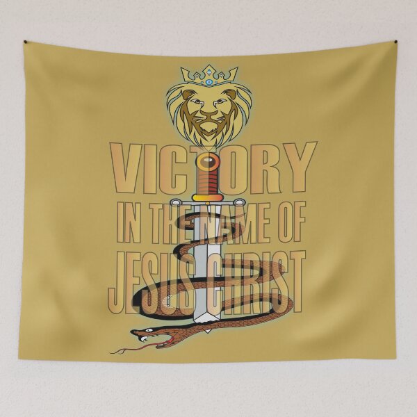 Item preview, Victory in the name of Jesus Christ  designed and sold by Everyday_wonder .
