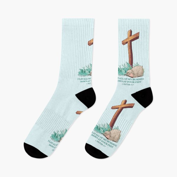 Item preview, I Lay All Of My Burdens Down At Your Feet 1 Peter 5 Verse 7 | Bible Art | Scriptures | Christian Typography | Gospel | Cast All Your Cares On Him For He Cares For You designed and sold by MJDezigns.