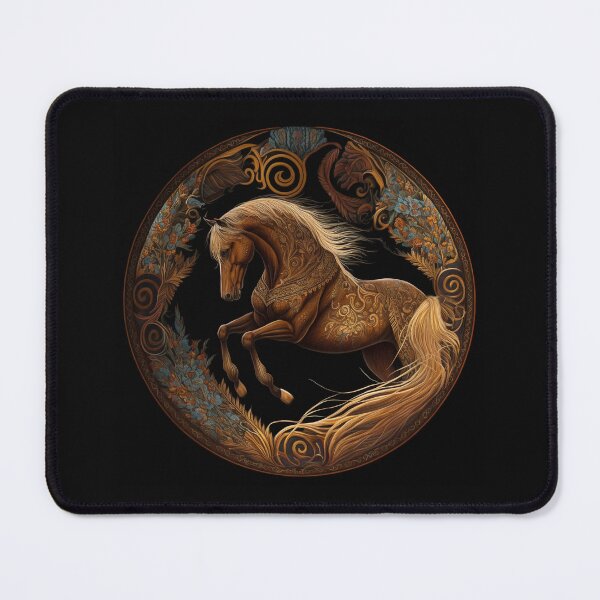 Item preview, horse in a ornamented circle designed and sold by Kleidermacher.