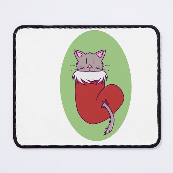 Item preview, Cute Cat in a Christmas Stocking  designed and sold by okkayve.
