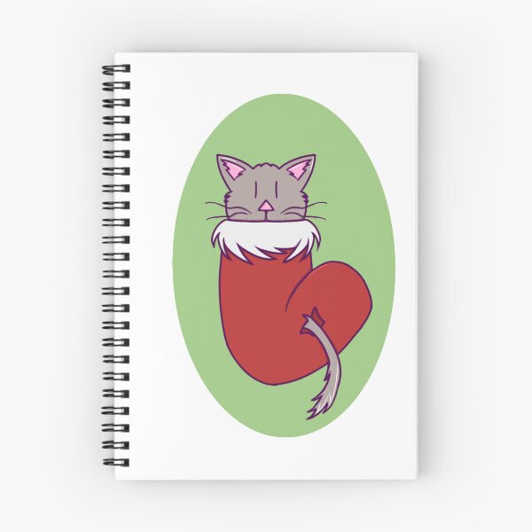 Item preview, Cute Cat in a Christmas Stocking  designed and sold by okkayve.