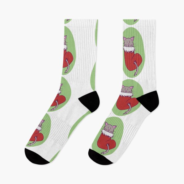 Item preview, Cute Cat in a Christmas Stocking  designed and sold by okkayve.