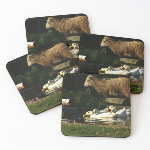 Item preview, white ducks and sheep designed and sold by Francespoppy.