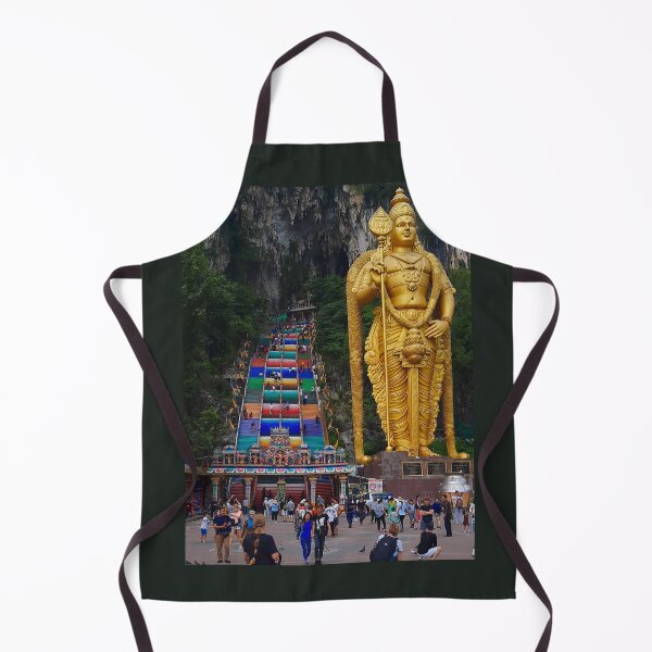 Item preview, Lord Murugan and stairs at Batu Caves 3 designed and sold by kall3bu.