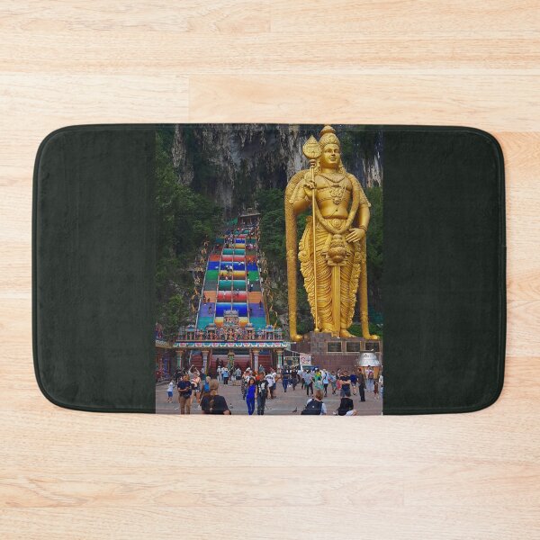 Item preview, Lord Murugan and stairs at Batu Caves 3 designed and sold by kall3bu.