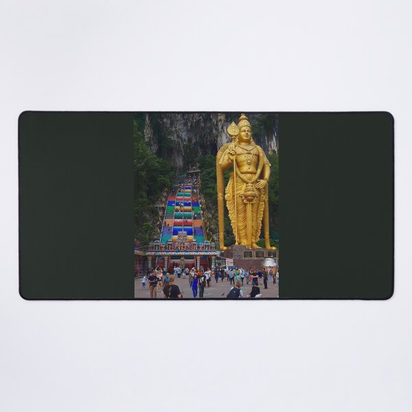 Item preview, Lord Murugan and stairs at Batu Caves 3 designed and sold by kall3bu.