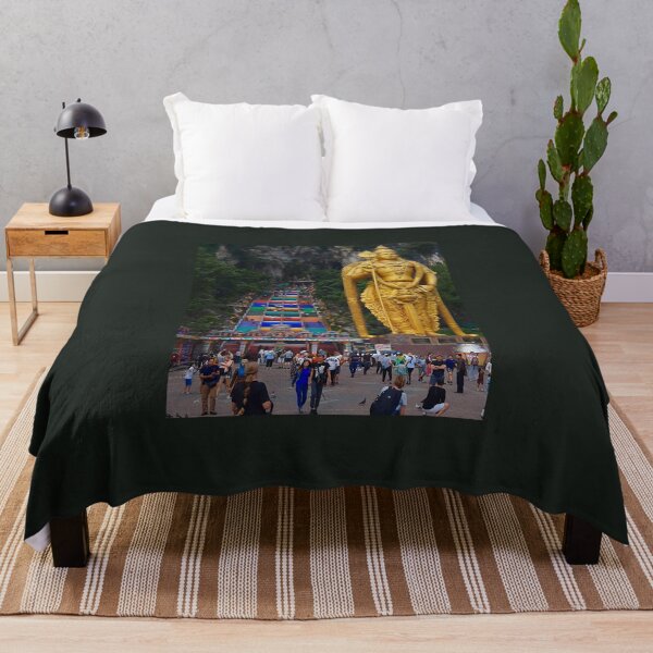 Item preview, Lord Murugan and stairs at Batu Caves 3 designed and sold by kall3bu.