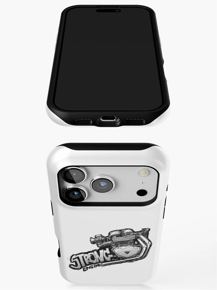 Thumbnail 3 of 4, iPhone Case, Strong engine designed and sold by Racing-Style.