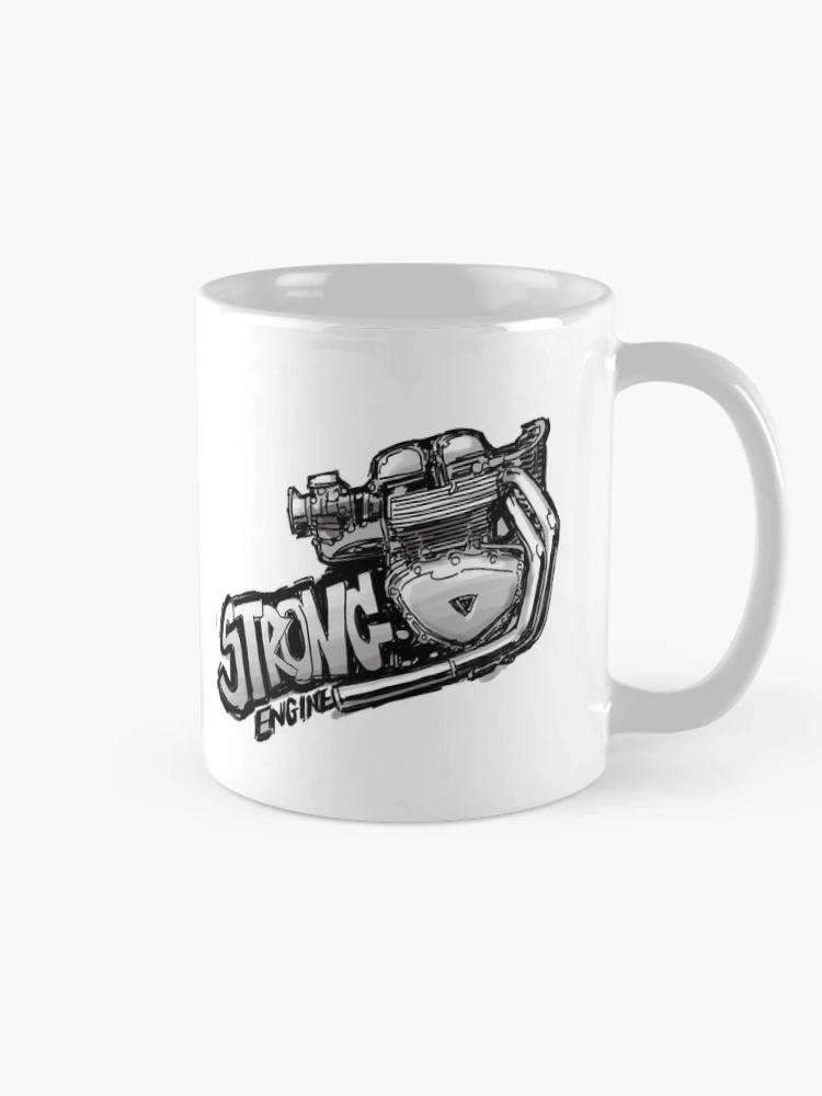 Thumbnail 3 of 6, Coffee Mug, Strong engine designed and sold by Racing-Style.