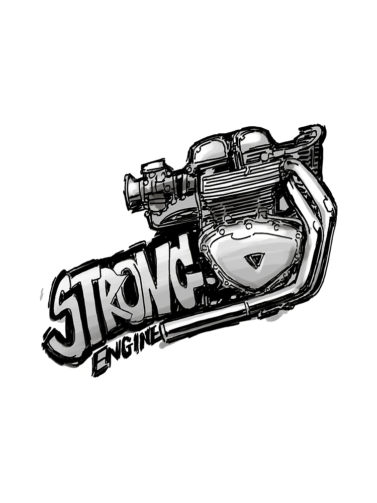 Thumbnail 3 of 3, Scarf, Strong engine designed and sold by Racing-Style.