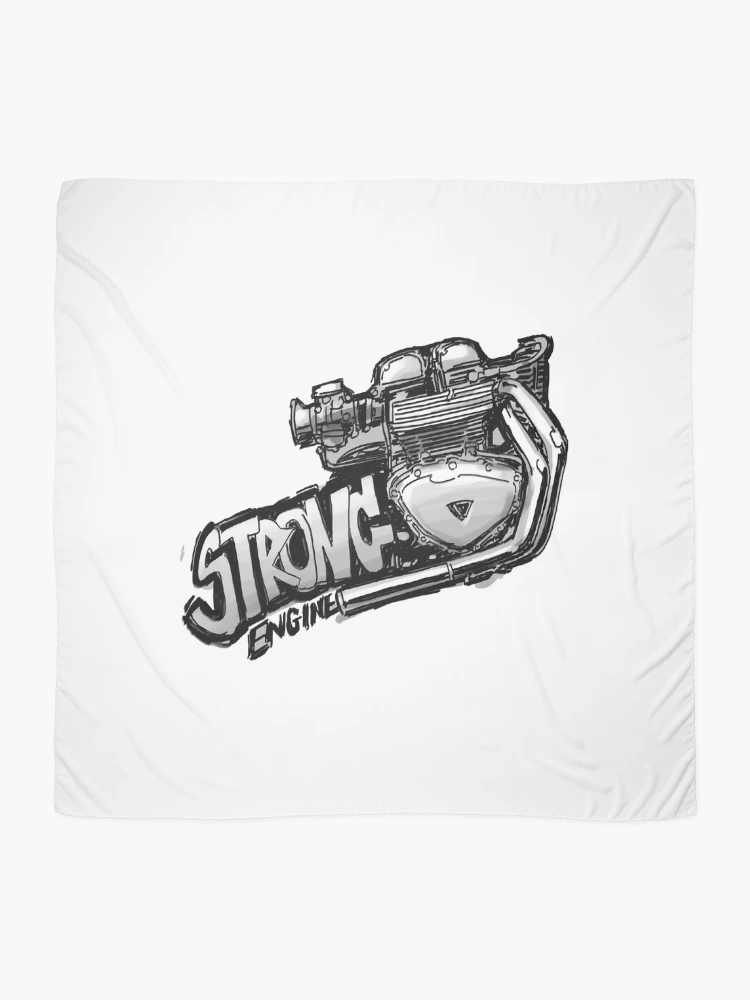 Thumbnail 2 of 3, Scarf, Strong engine designed and sold by Racing-Style.