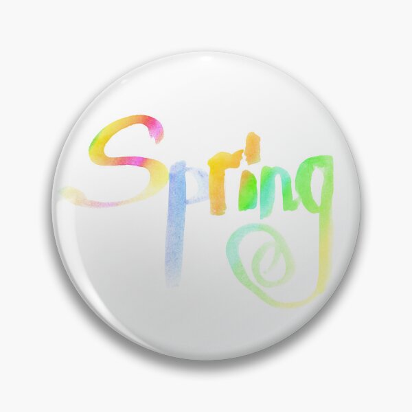 Item preview, Spring brush lettering | spring watercolor hand lettering designed and sold by lausn.