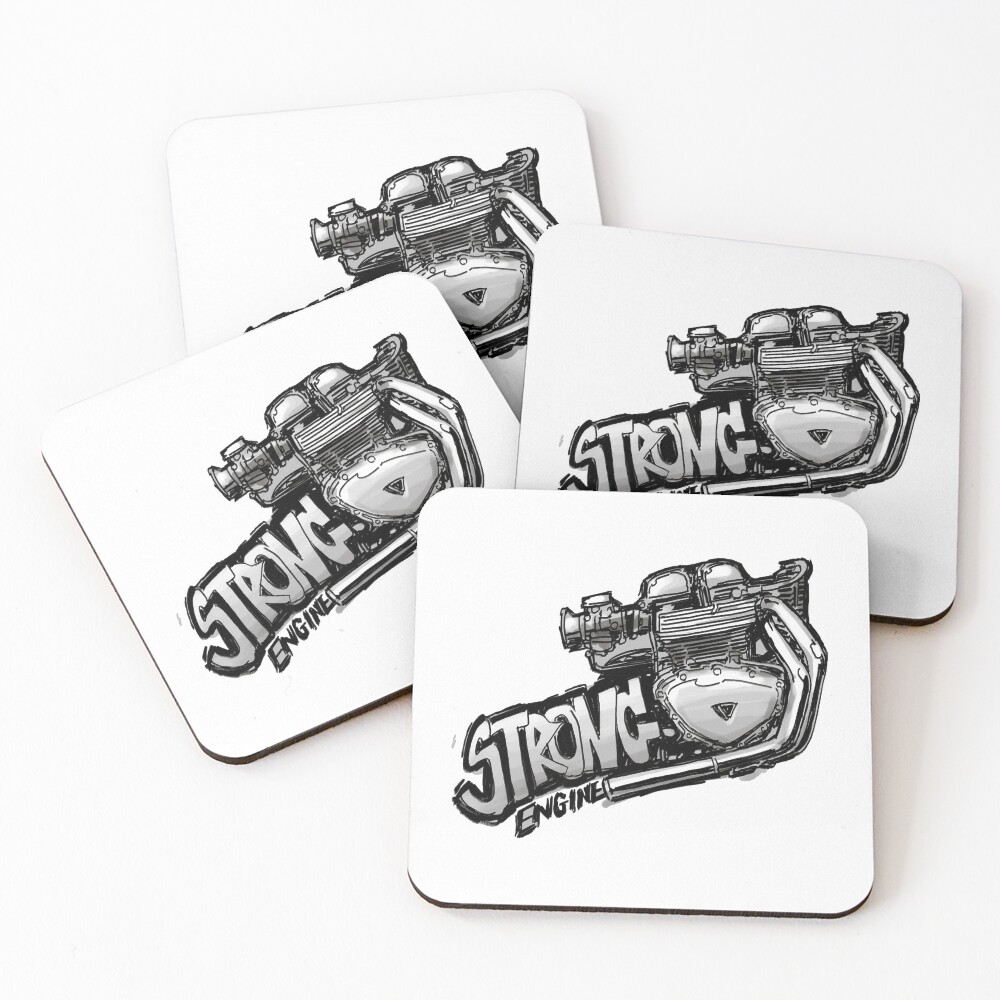Item preview, Coasters (Set of 4) designed and sold by Racing-Style.