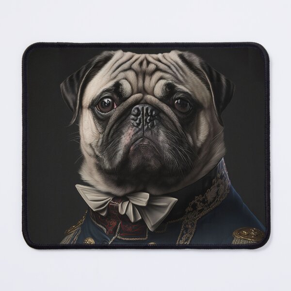 Item preview, Pug Victorian Portrait designed and sold by ArtistMark00.