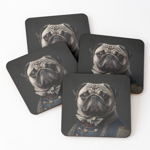 Item preview, Pug Victorian Portrait designed and sold by ArtistMark00.
