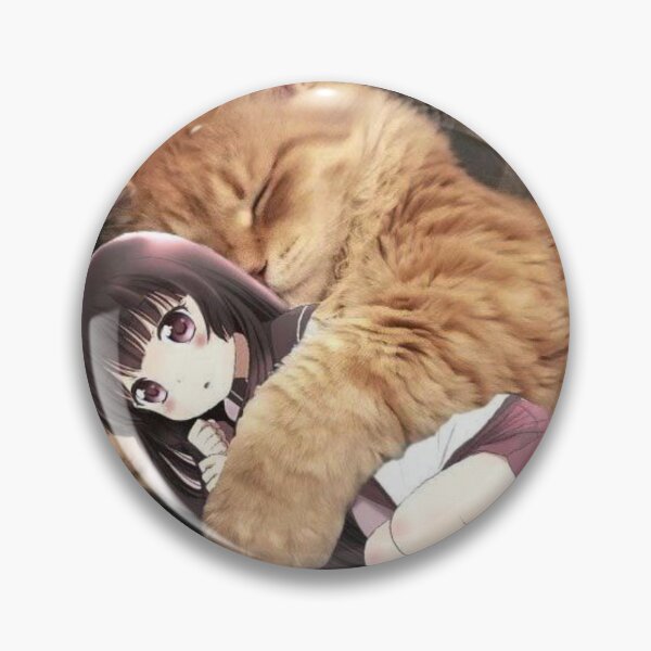 Artikelvorschau, Katze und Anime-Mädchen entworfen und verkauft von Molchyn.