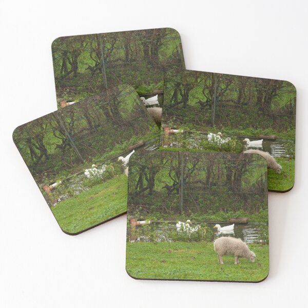 Item preview, sheep by a pond designed and sold by Francespoppy.