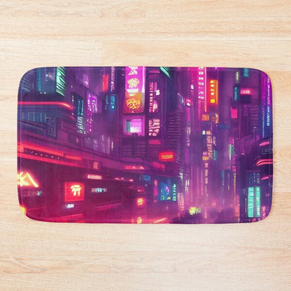 Item preview, Cyberpunk Neon City designed and sold by TheAIShop.