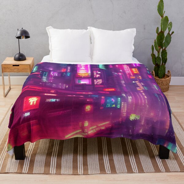 Item preview, Cyberpunk Neon City designed and sold by TheAIShop.