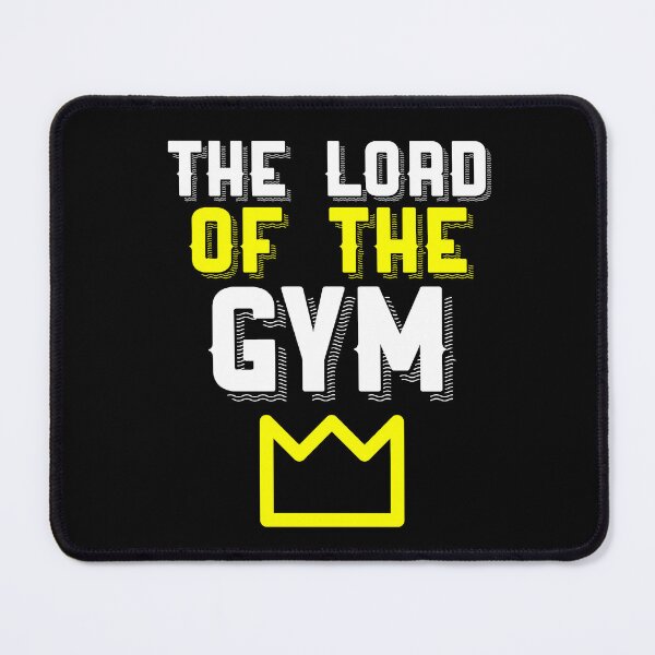 Item preview, The Lord of The Gym : Fitness Quote designed and sold by EnzoVectorism.