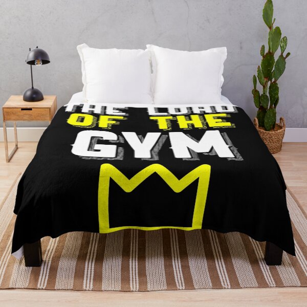Item preview, The Lord of The Gym : Fitness Quote designed and sold by EnzoVectorism.