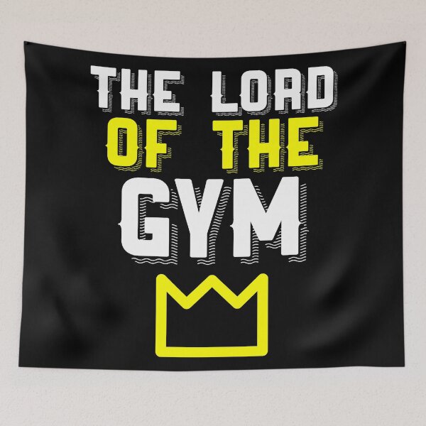 Item preview, The Lord of The Gym : Fitness Quote designed and sold by EnzoVectorism.
