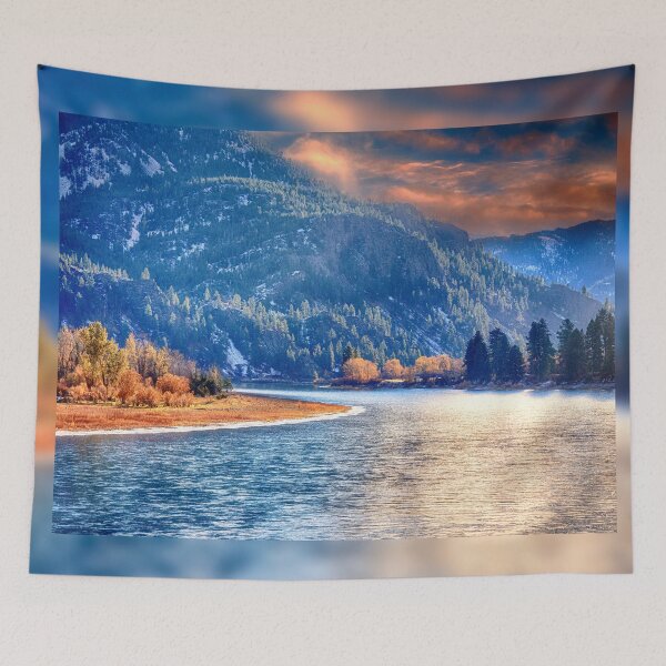 Item preview, The Clark Fork and the Mountain - Montana designed and sold by Kathy Weaver.