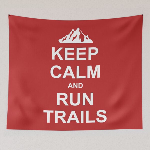 Item preview, Keep Calm And Run Trails Ultra Running designed and sold by Esskay Designs.
