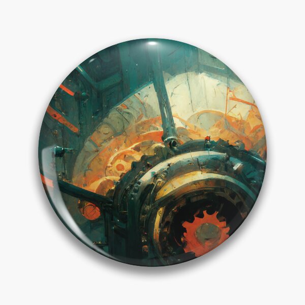 Item preview, A mechanical gear paint. designed and sold by Maniock.