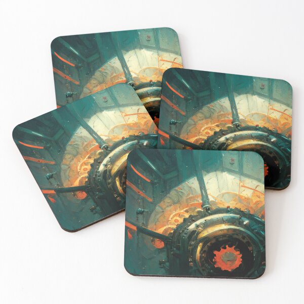 Item preview, A mechanical gear paint. designed and sold by Maniock.