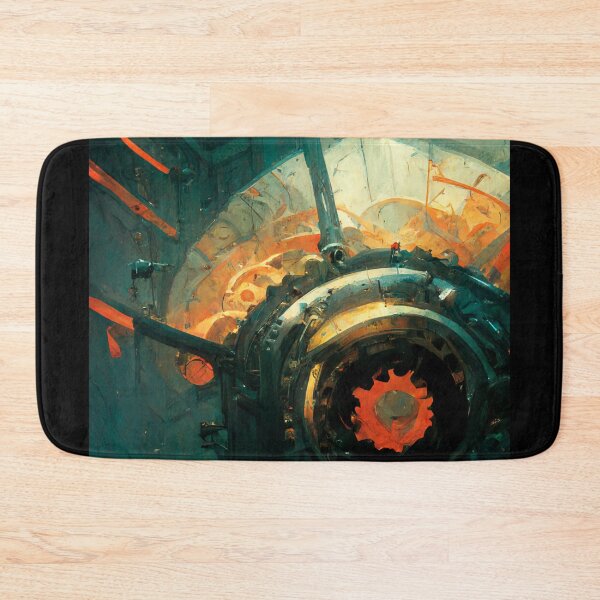 Item preview, A mechanical gear paint. designed and sold by Maniock.