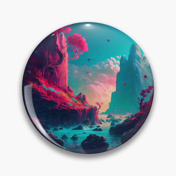 Item preview, Fantasy Landscape  designed and sold by AiBroughtToLife.