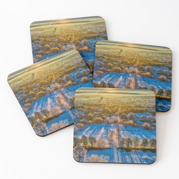 Item preview, Morning Light with the Snow at Corporation Park, Blackburn designed and sold by Shafiq Khan.
