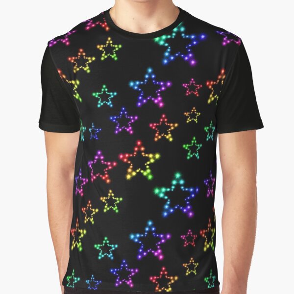 Artikel-Vorschau von Regenbogen Sterne Glitter Muster, designt und verkauft von HavenDesign.