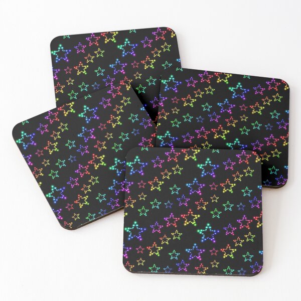 Item preview, Rainbow Stars Glitter Pattern designed and sold by HavenDesign.