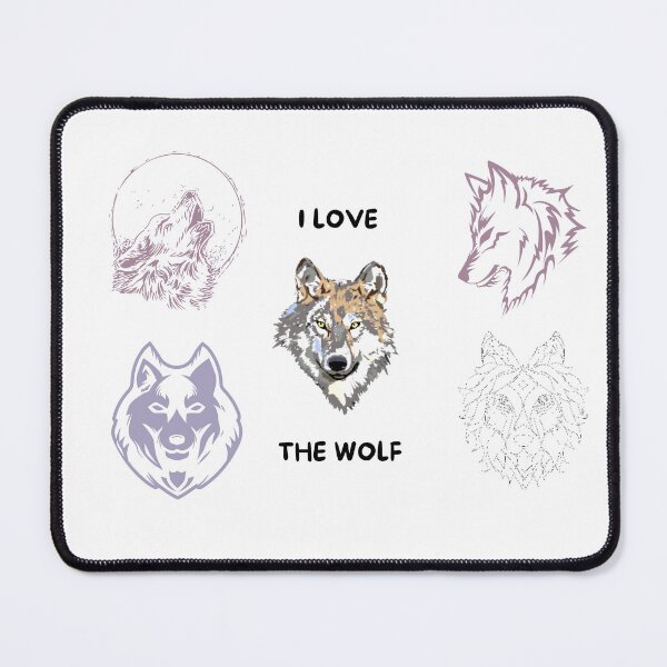 Item preview, I Love the Wolf designed and sold by MICKSPIKS.