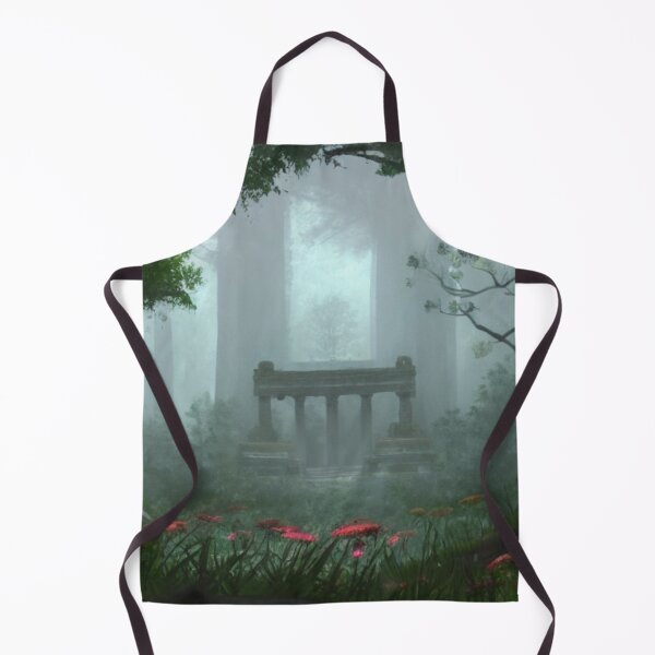 Item preview, Lost Forest Temple 1 - Throw Pillows and Prints. designed and sold by ScatterHub.