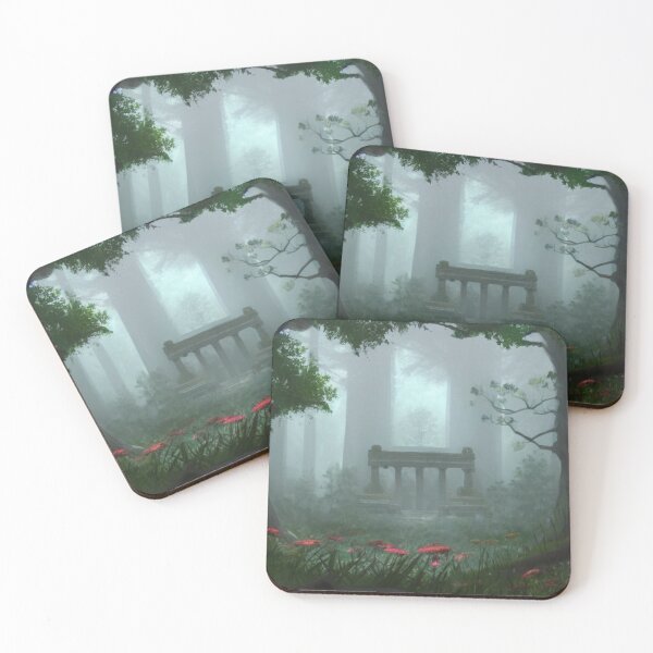 Item preview, Lost Forest Temple 1 - Throw Pillows and Prints.  designed and sold by ScatterHub.