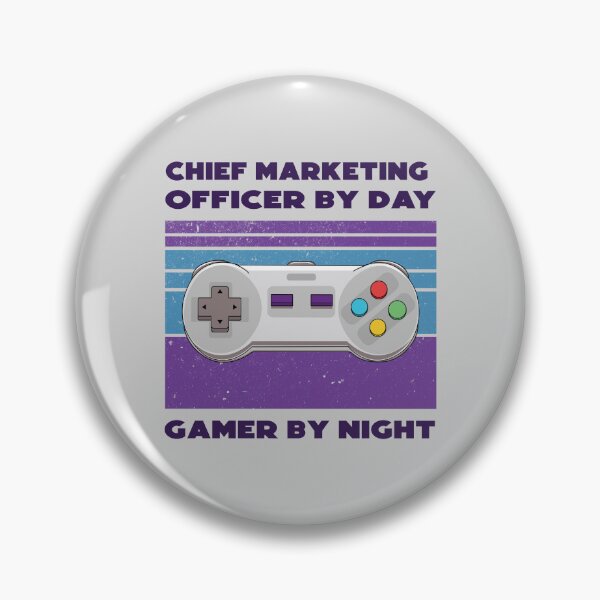 Item preview, Chief marketing officer by day gamer by night, dark text, funny games lovers, job, humor, joke, meme, gamer worker, chief marketing officer job, marketing department designed and sold by SGS-.