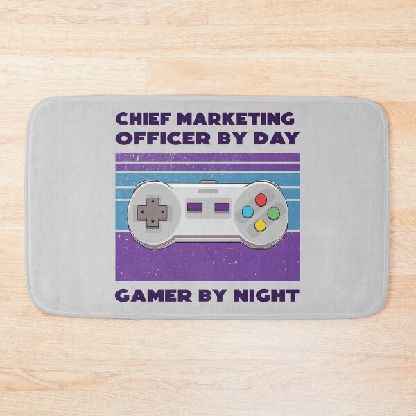 Item preview, Chief marketing officer by day gamer by night, dark text, funny games lovers, job, humor, joke, meme, gamer worker, chief marketing officer job, marketing department designed and sold by SGS-.