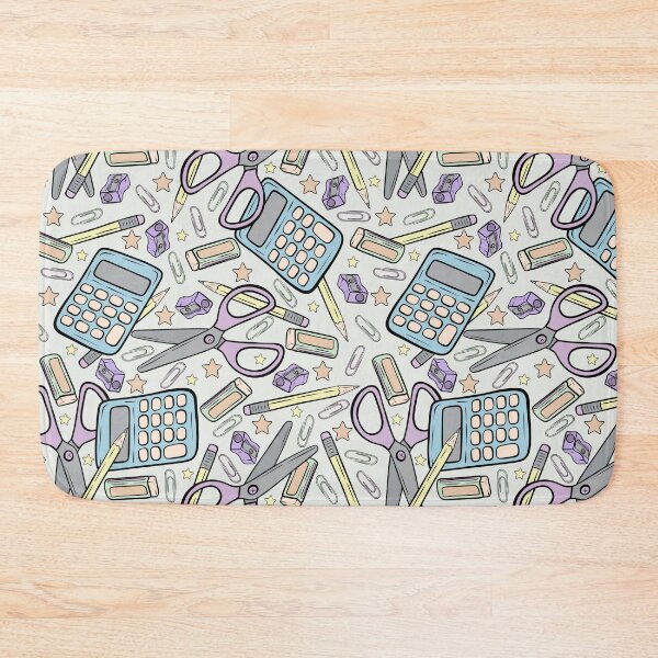 Item preview, Stationary Back to School Pattern Design designed and sold by CreativeDraws42.